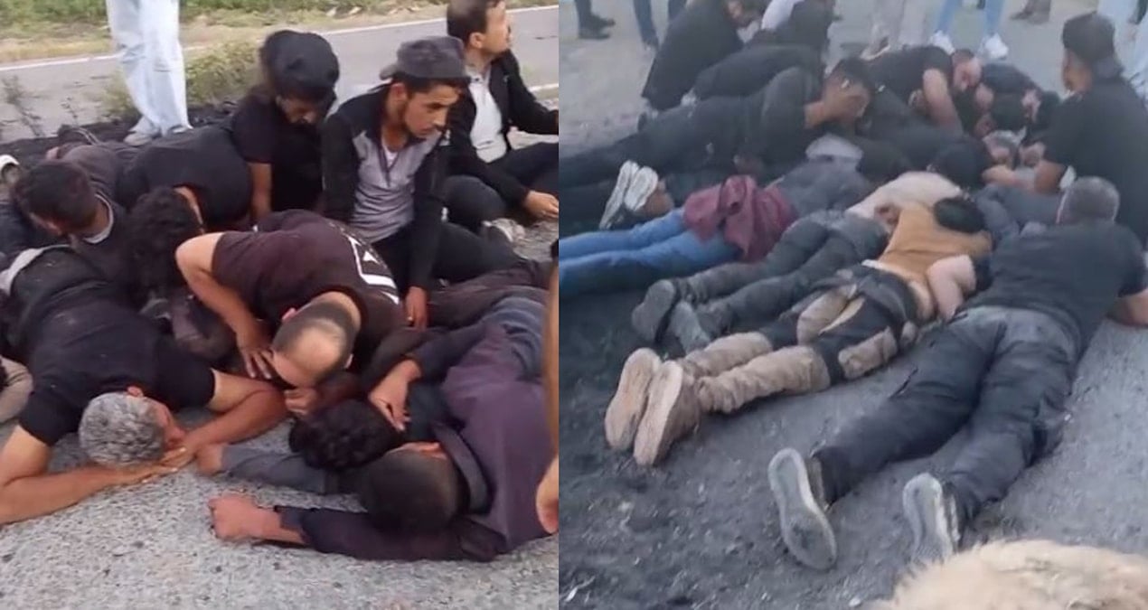 su kanalina dusen aractan ciktilar boyle gozaltina alindilar XUkFRcfF