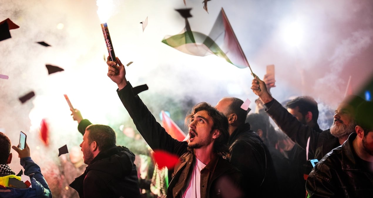 israil konsoloslugu onunde filistine destek eylemi QgIKLp44