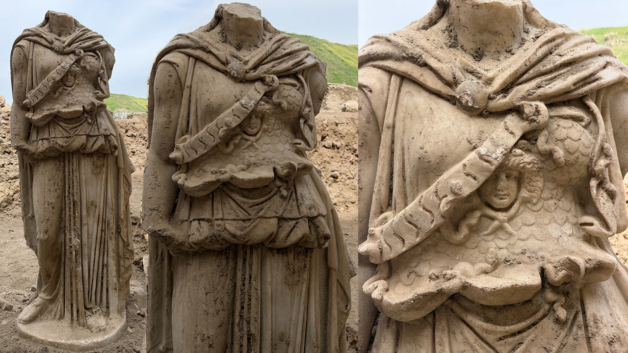 Laodikeia Antik Kenti’nde Athena Heykeli Bulundu