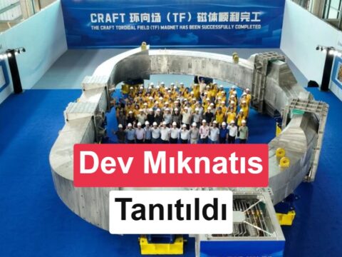 Çin füzyon reaktörleri için bugüne kadarki en büyük mıknatısı inşa etti